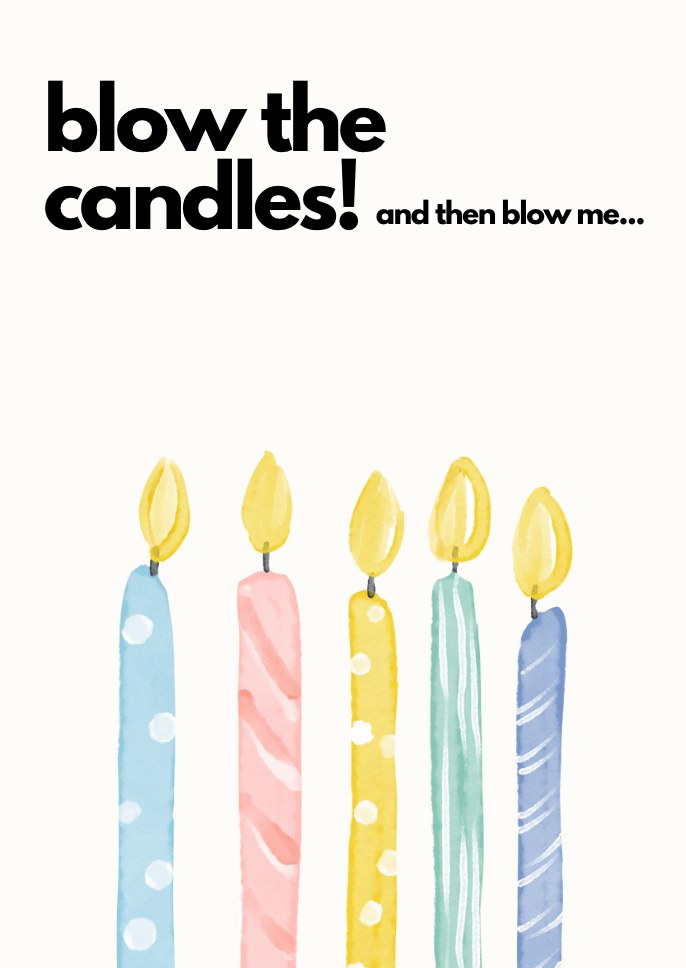Blow the candles